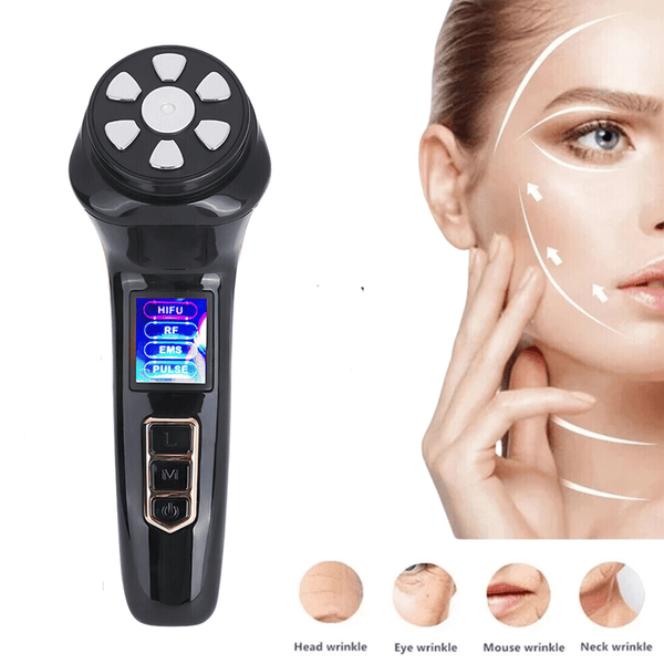 4 In 1 Mini HIFU Ultrasound RF Facial Lifting Machine