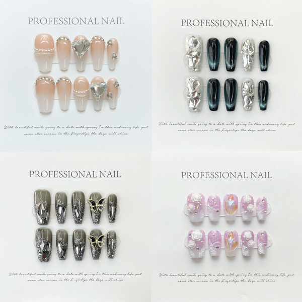 Sarah Handmade Press-on Trendy False Nails Charm