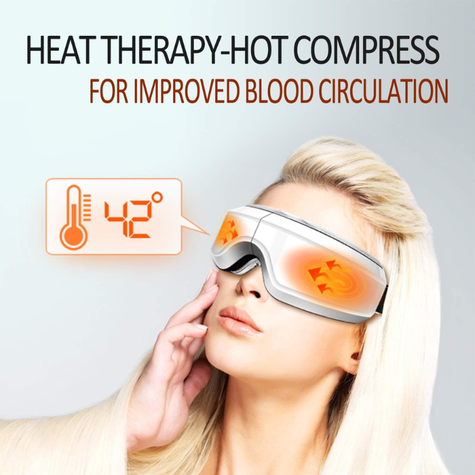 Rechargeable Bluetooth Wireless Eye Therapy Massager
