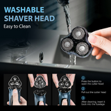 Rechargeable Rotary Shaver Razor