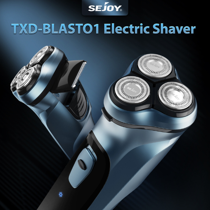 Rechargeable Rotary Shaver Razor