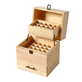 Wooden Storage Box with 59 Slots